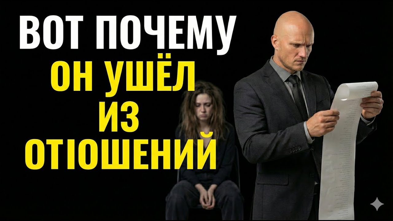 Почему мужчина бросил ТЕБЯ. Все 5 причин.
