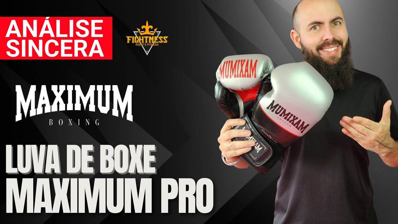 LUVA Maximum Profissional de boxe vale a pena? an&aacute;lise sincera fightness