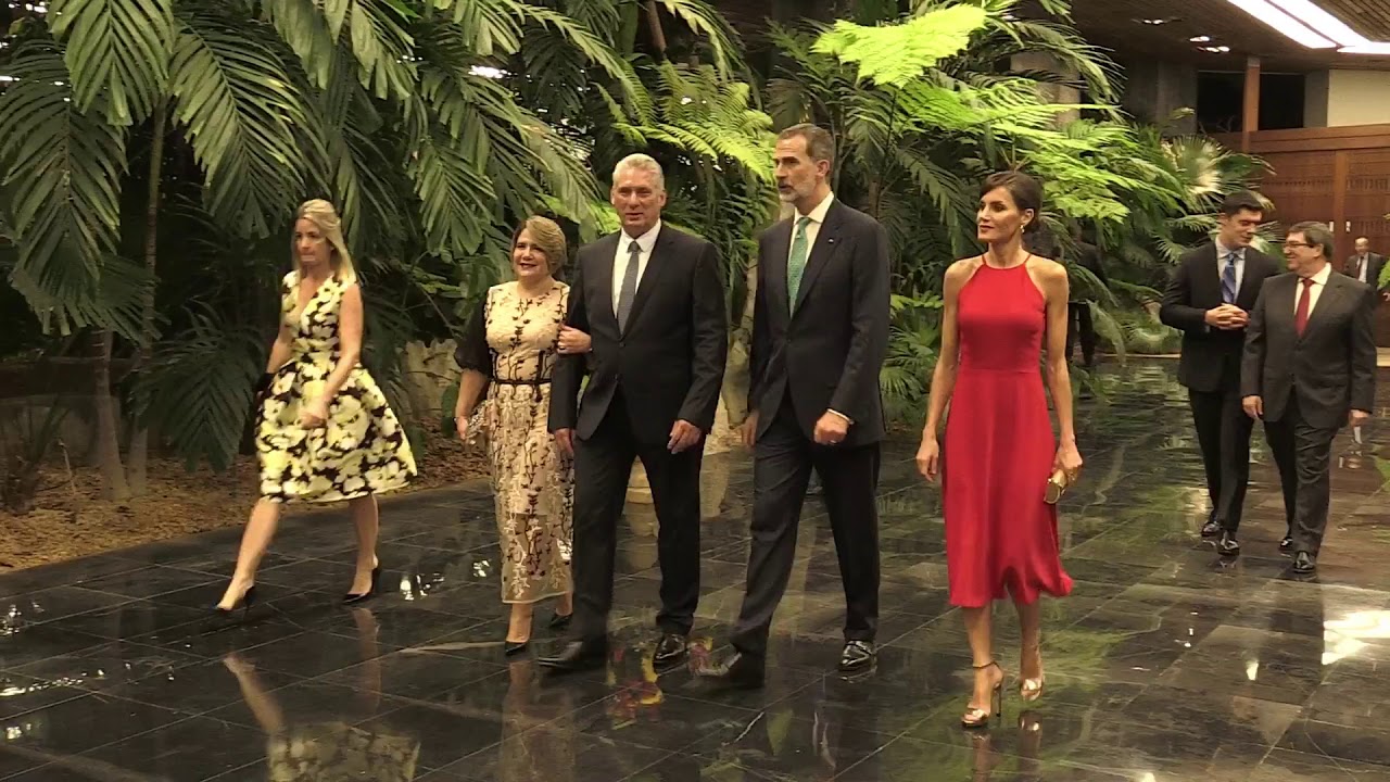 SS.MM. los Reyes en la Cena Oficial de Bienvenida en el Palacio de la Revolución