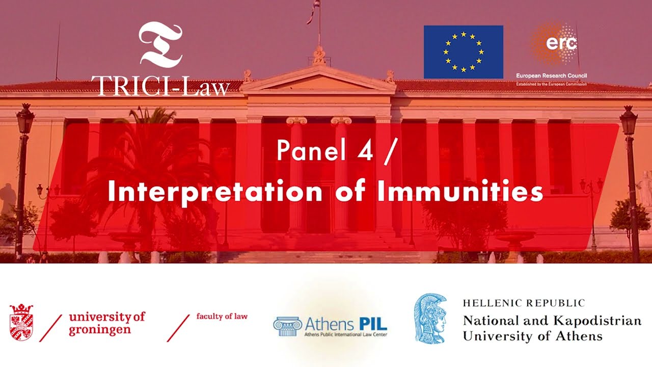 Panel 4 / Interpretation of Immunities
