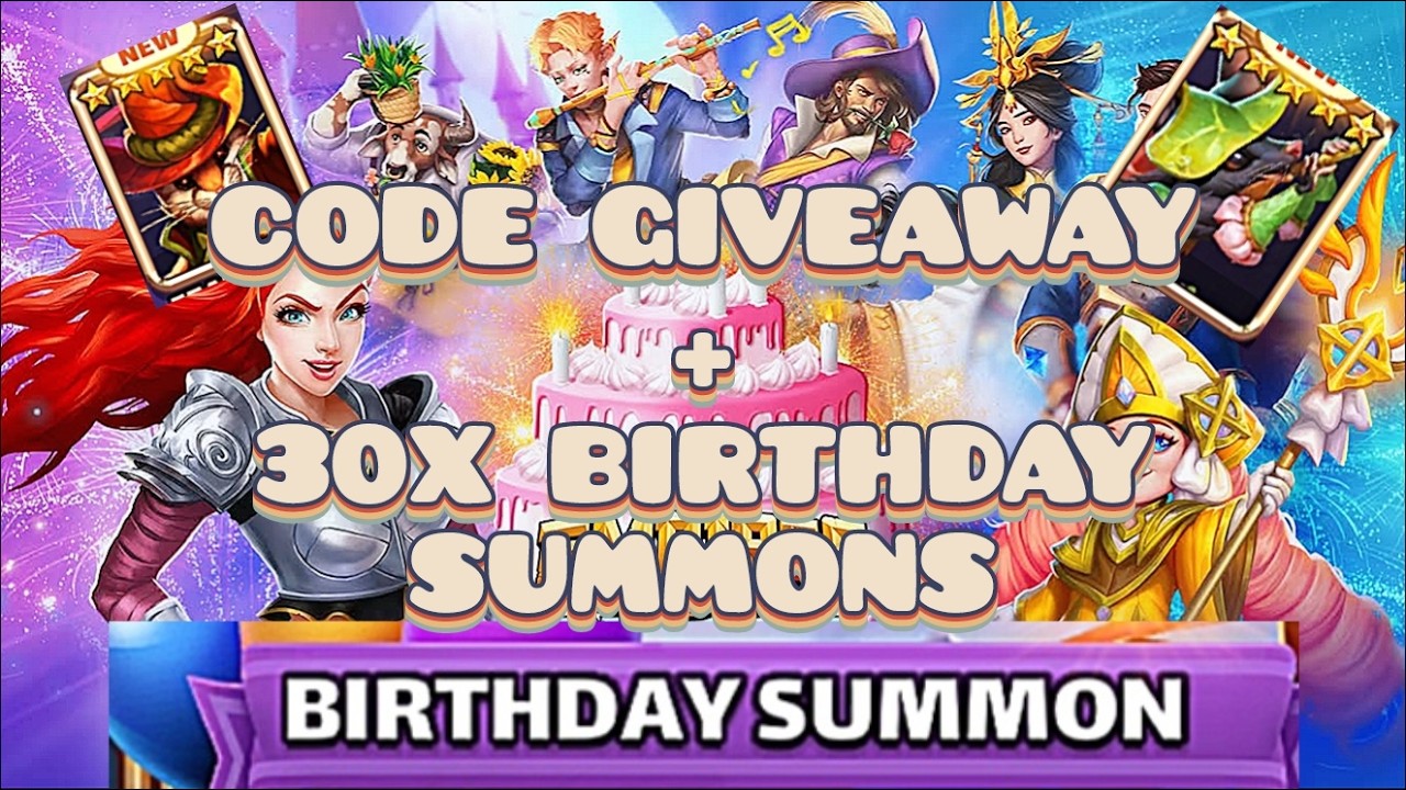 🎁💥 EMPIRES & PUZZLES 9TH BIRTHDAY CODE GIVEAWAY + 30x SUMMONS 💥🎁 Plus Rodent Family Review 🐹🐭