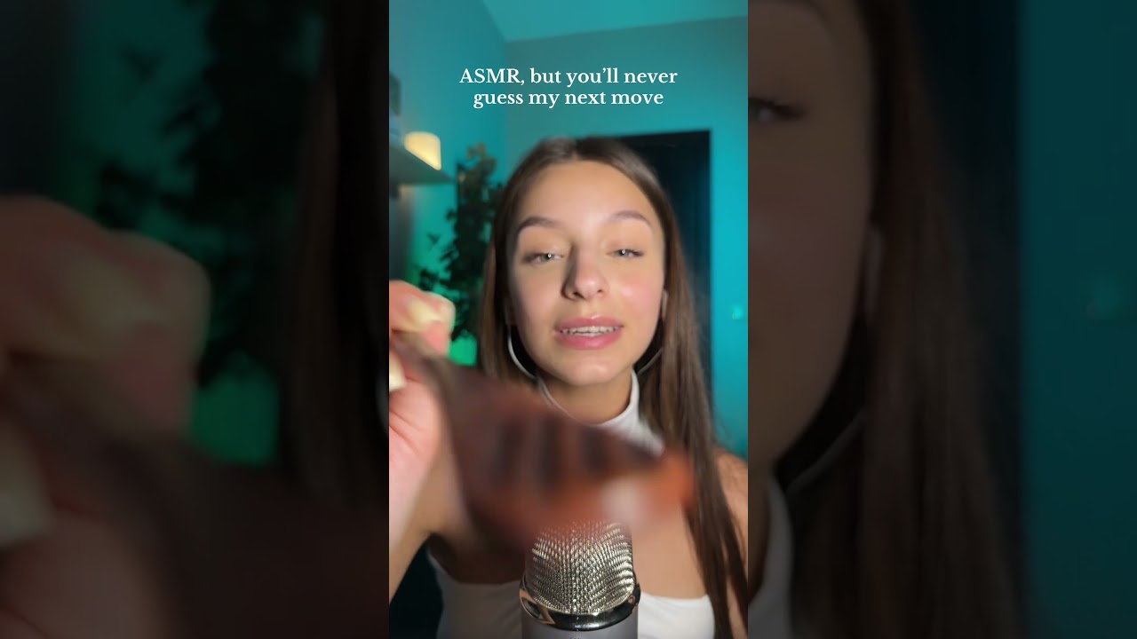 Try to predict my next move! 🐤 #asmr #relax #tingles #asmrsounds #asmrvideo