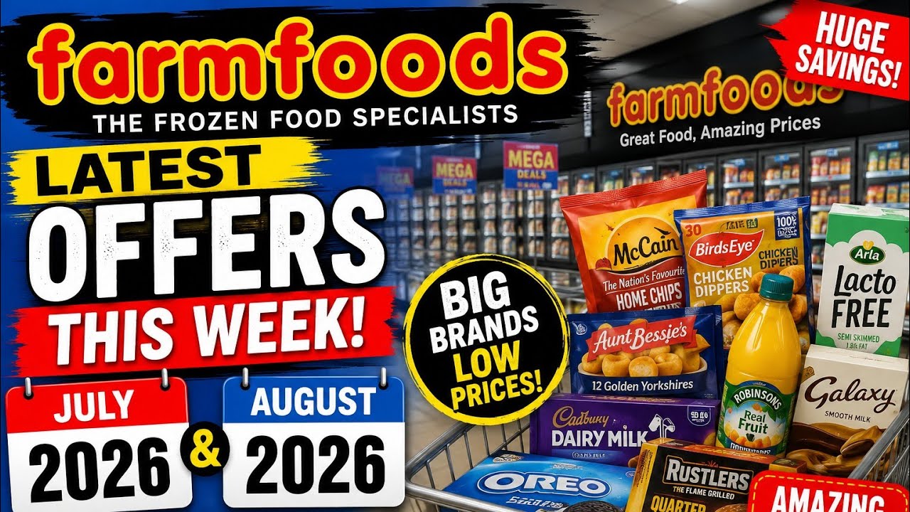 Farmfoods Latest Offers This Week | Huge In-Store Deals & Bargains | July/August 2026 UK