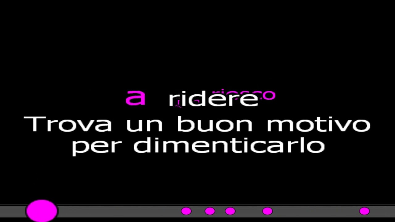 ANCORA DI LEI KARAOKE abbassata di 1 tono FRANCESCO RENGA creato da Monterosso Andrea