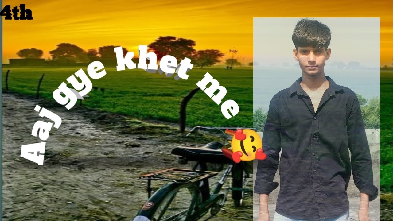 Khet me lagayi race 🏃