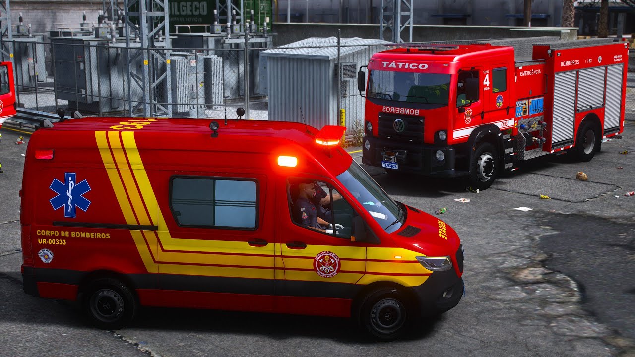 RESGATE SALVA MORADOR DENTRO DA FAVELA! | GTA 5 EMERGÊNCIA 24HS