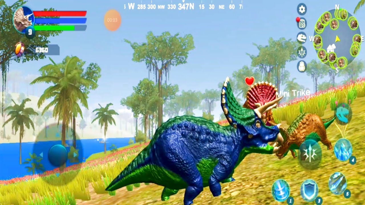Triceratops Simulator - Android Gameplay #32 - Dinosaur Simulator