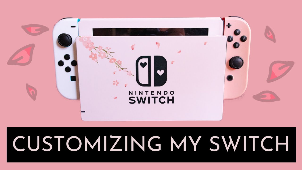 Customizing my Nintendo Switch with a Skin!