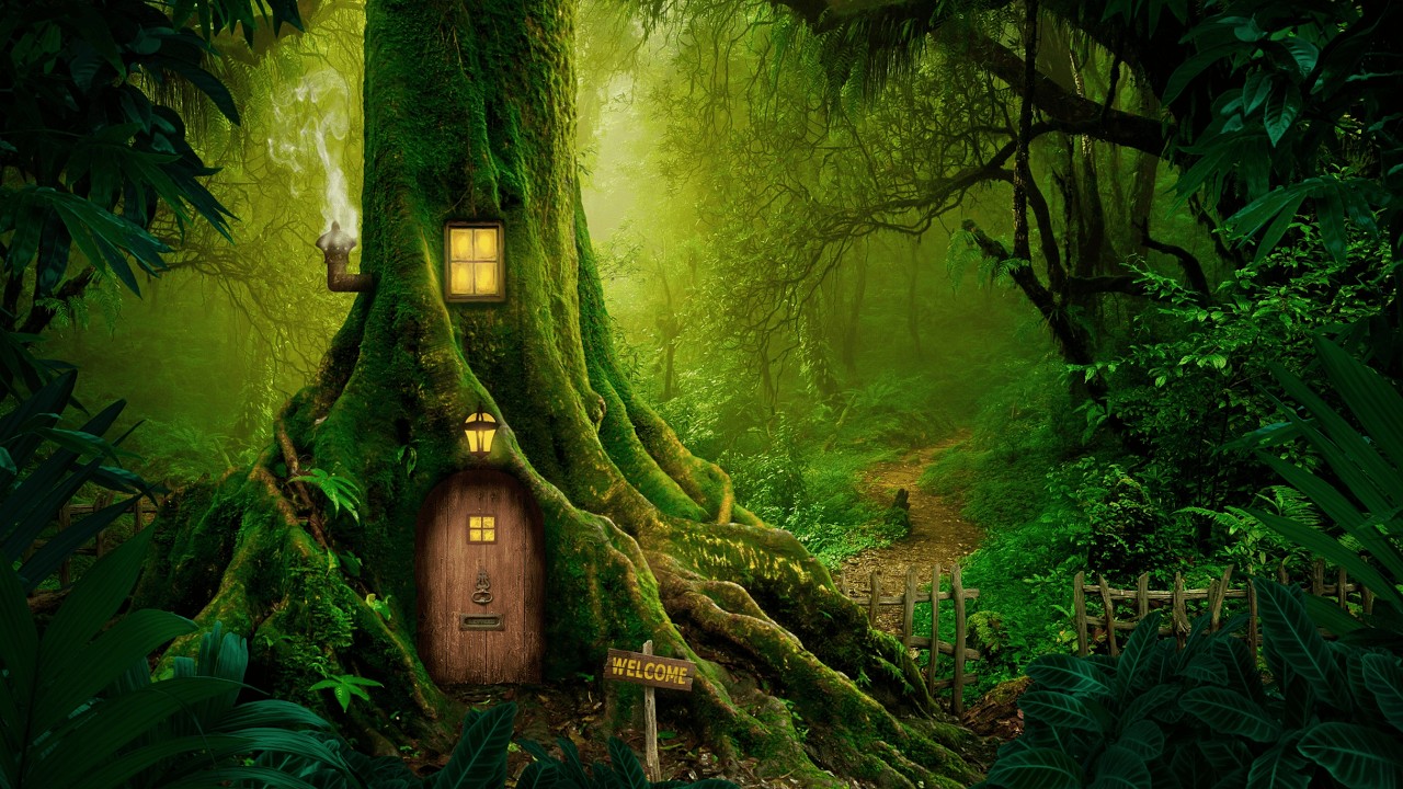 Enchanted Forest Music  ༄ Relaxing Magical Forest Music 🌳 Home In The Forest
