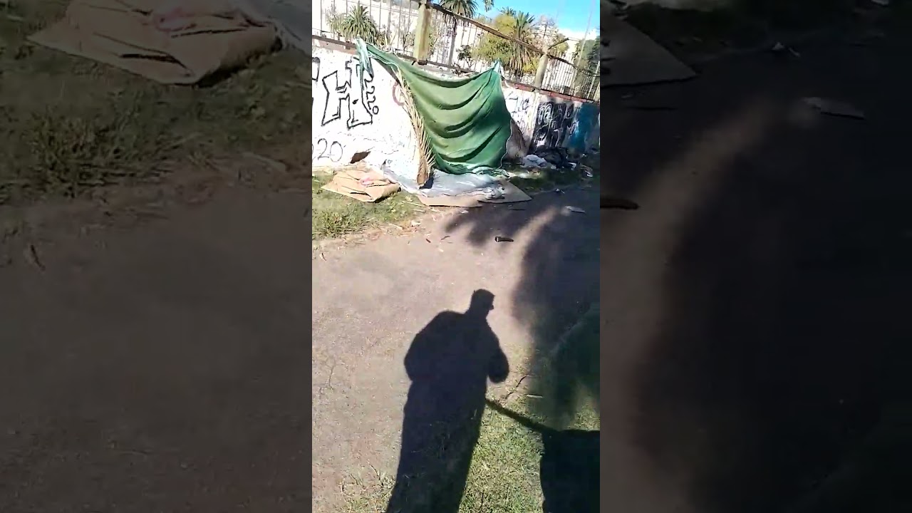 As&iacute; est&aacute;n las plazas de Montevideo en plena Av Garibaldi