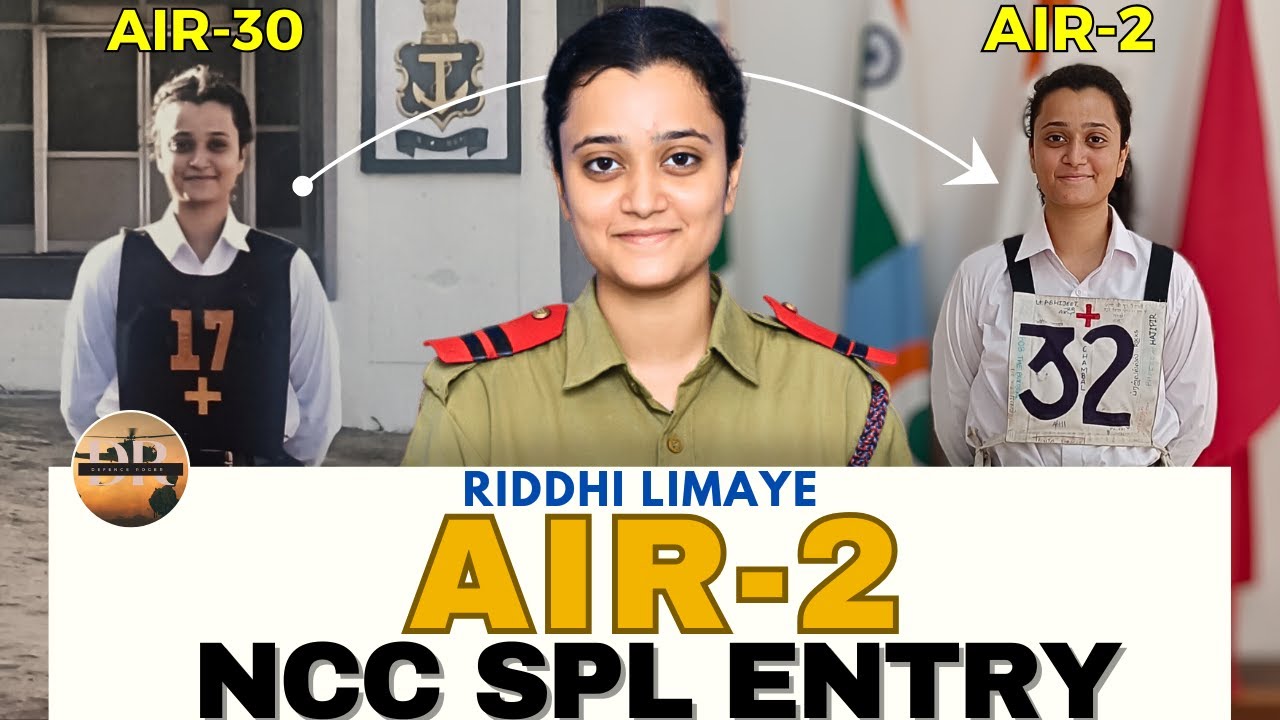 Recommendation Journey from SSB Bhopal to SSB Allahabad💯| Worked Hard for AIR-30 to🥈AIR-2  "Riddhi"