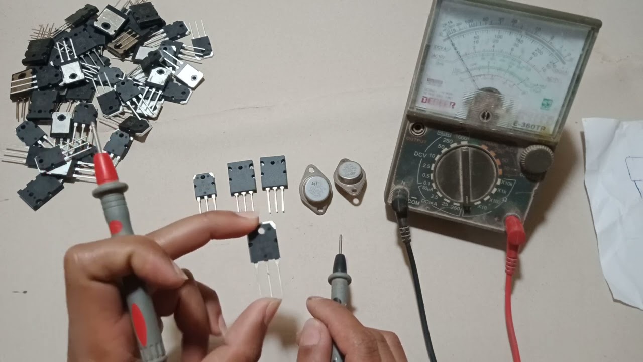 របៀបវាស់ត្រង់ស៊ីស្ទ័រ How to Read transistor