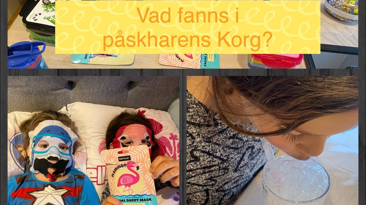 Vad fanns i påskäggen och korgen?