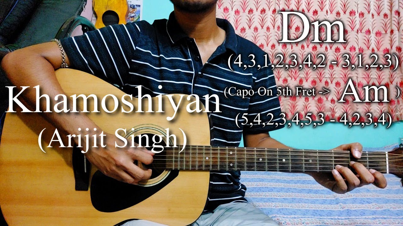 Khamoshiyan | Arijit Singh | Easy Guitar Chords Lesson+Cover, Strumming Pattern, Progressions...