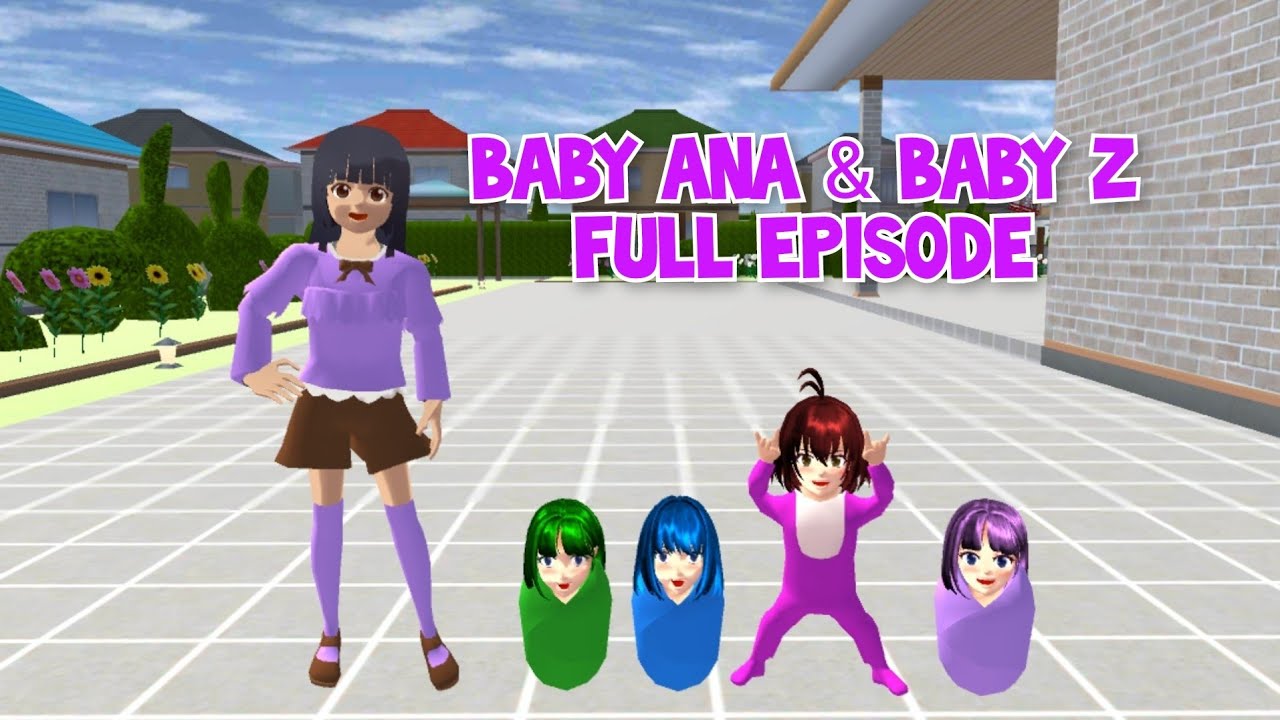 Baby Ana & Baby Z | Full Episode | Drama Sakura School Simulator
