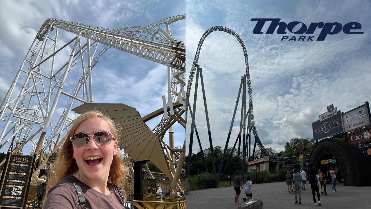 Back At Thorpe Park - 5 Years Later! + Travel Vlog Home 7/24/2024