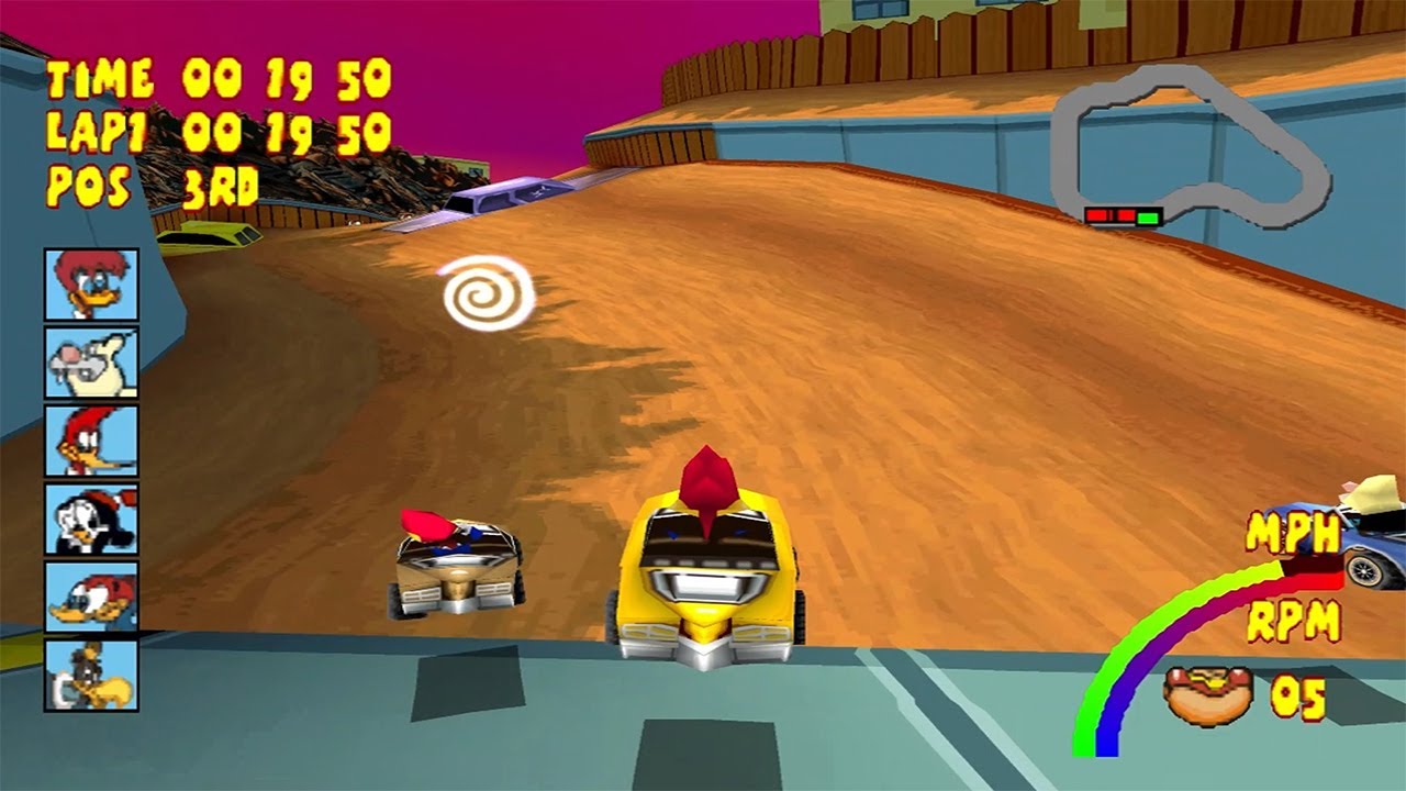 Woody Woodpecker Racing (PSX)