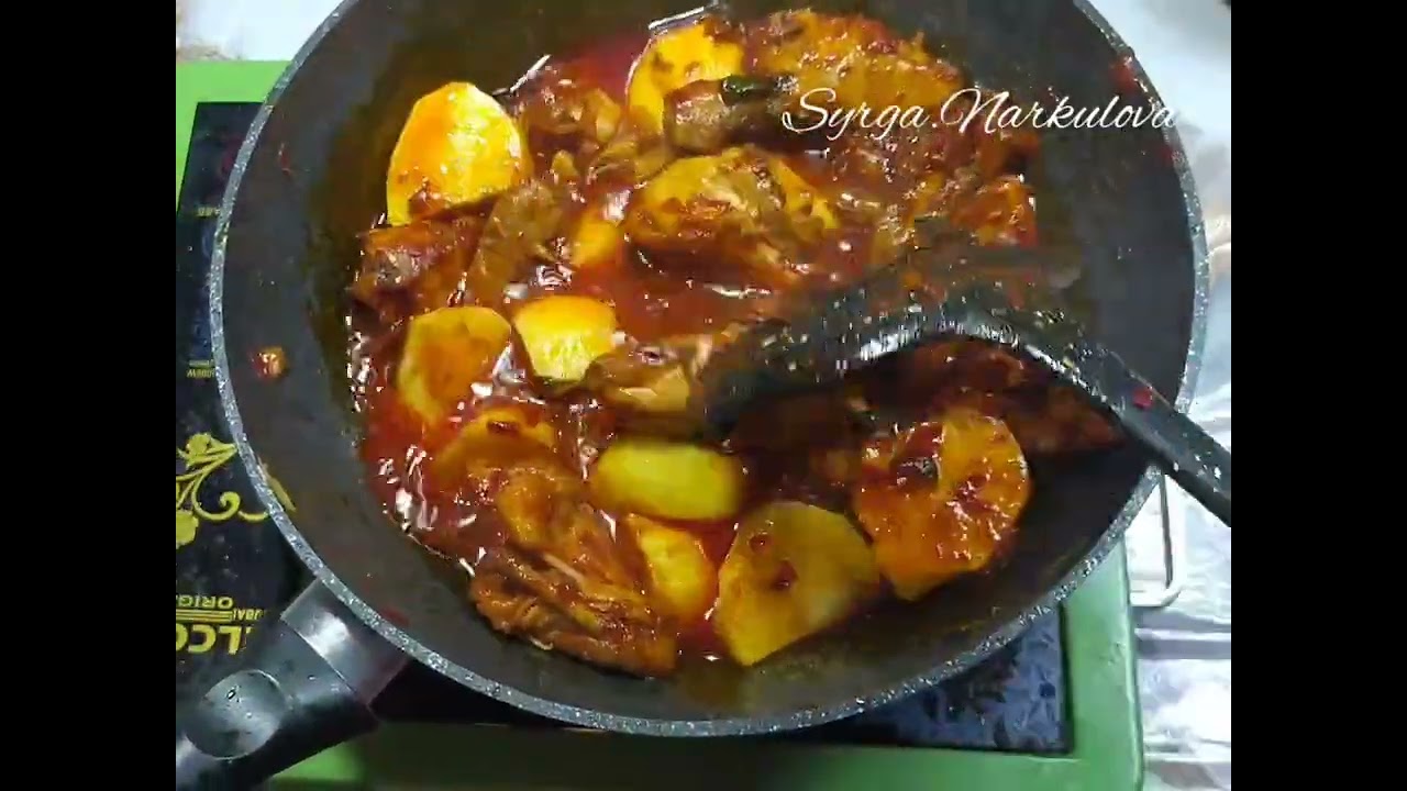 Уйгурской Дапанджи с курицей 