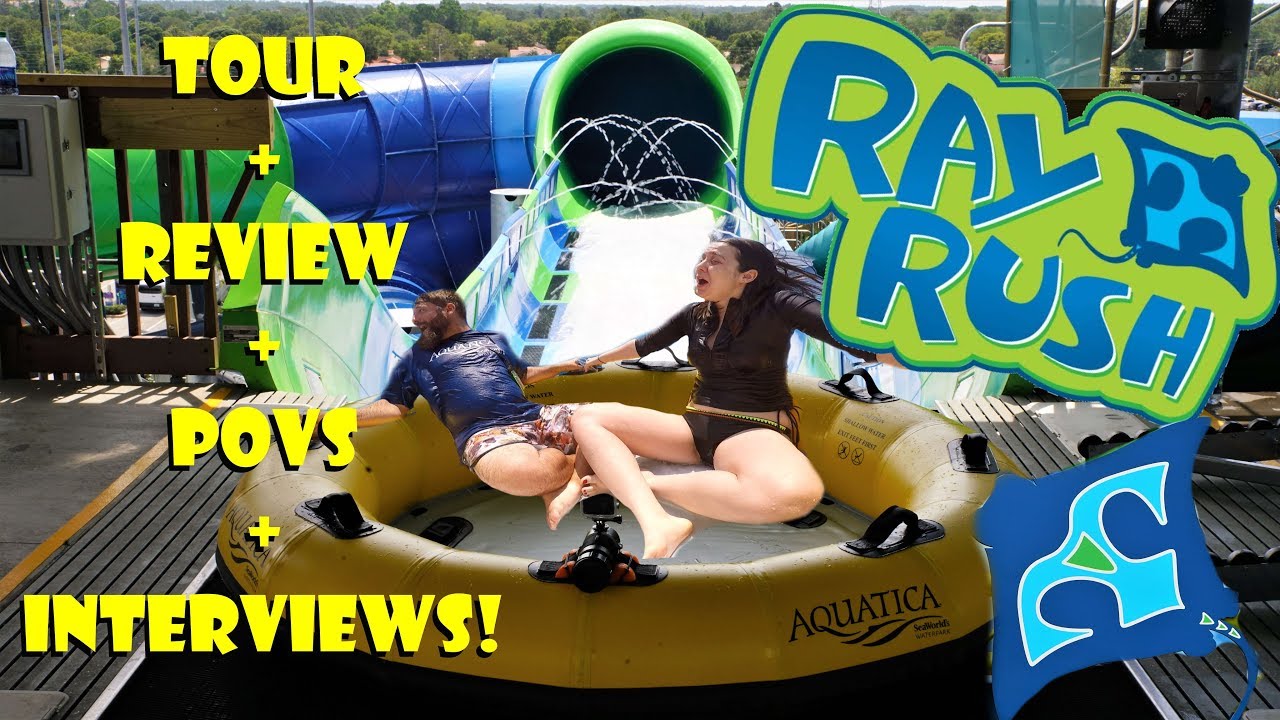 First Look: Ray Rush Aquatica Orlando Tour, Review, POVS, Interviews, & More!