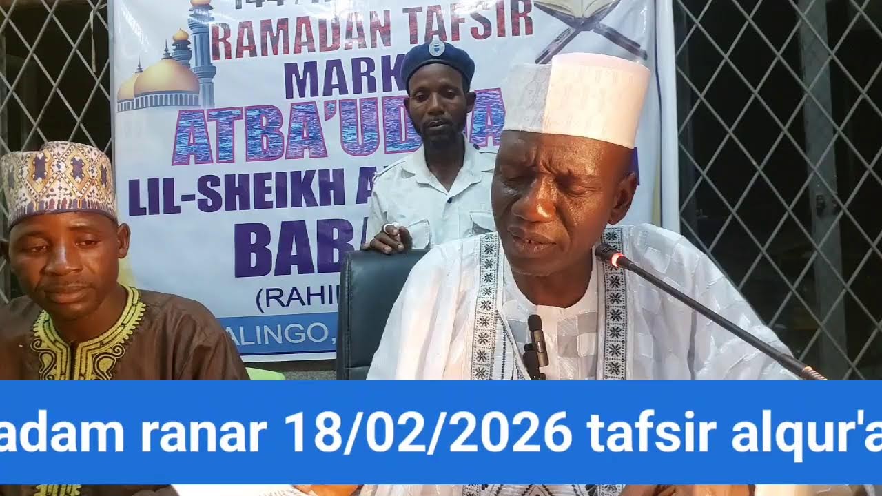 Live streaming of ATBA'UDDALIL SHEIKH BABANDO