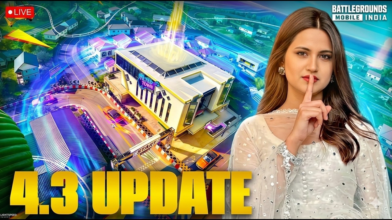 BGMI 4.3 UPDATE IS HERE || BGMI LIVE  JOIN TEAM CODE  #bgmilive  #bgmiupdates #ROOMS