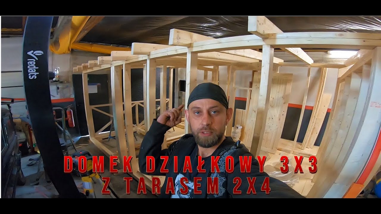 Jak Majster zrobił #domek #rekreacji  indywidualnej 3x3 z tarasem 2x4