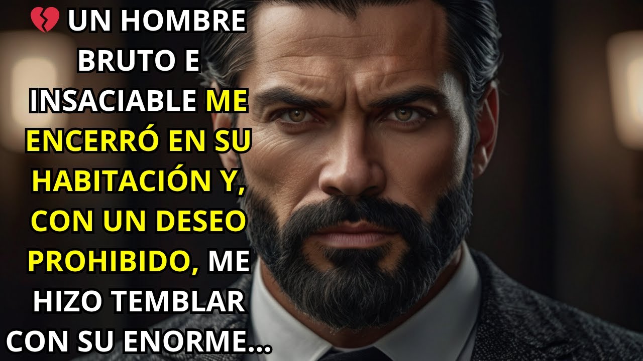 💔 HOMBRE BRUTO Y ELEGANTE ME HIZO TEMBLAR AL APRETARME CONTRA LA PARED, SINTIENDO SU FUERZA EN MÍ