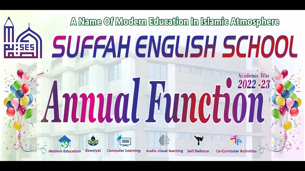 🔴 Live ANNUAL FUNCTION SUFFAH ENGLISH SCHOOL