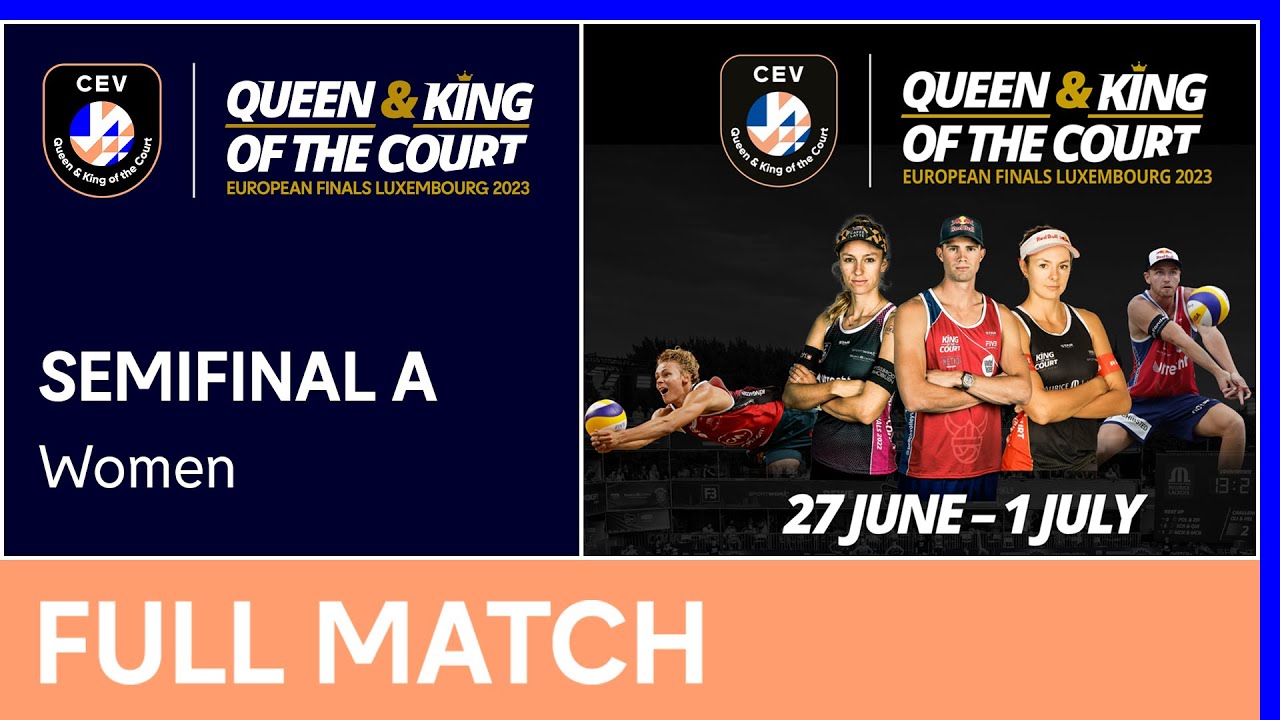 Full Match | Women's Semifinal A | CEV Queen & King of the Court 2023
