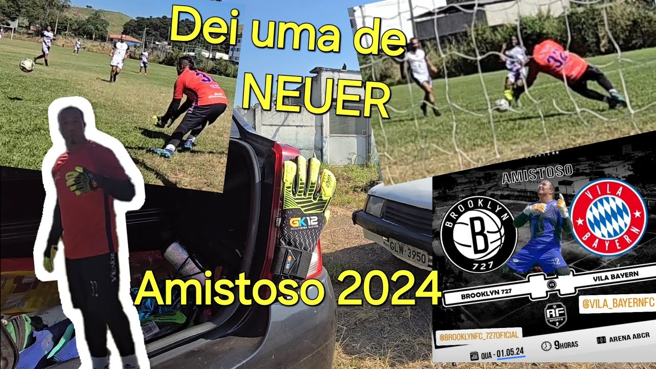 FALHEI igual Neuer e fui DE VILÃO A HERÓI. BROOKLYN X VILA BAYERN. LUVA GK12 VIPER