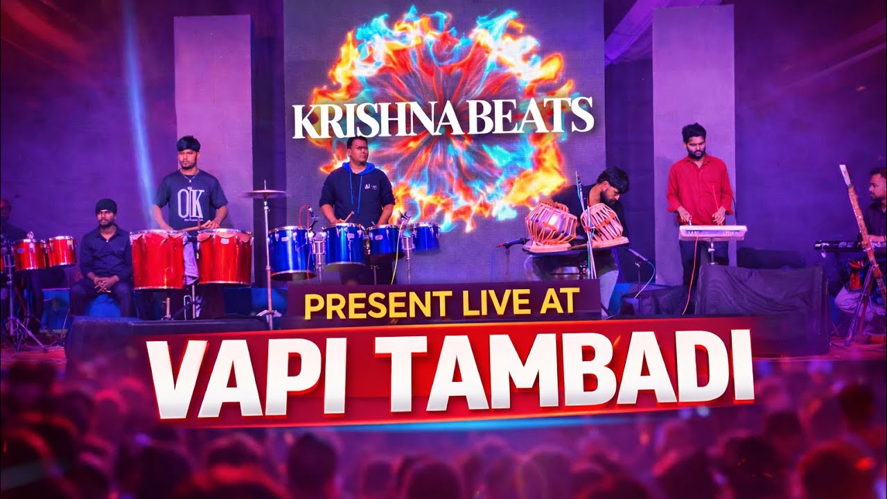 Krishna Beats Garba night at vapi tambadi . 