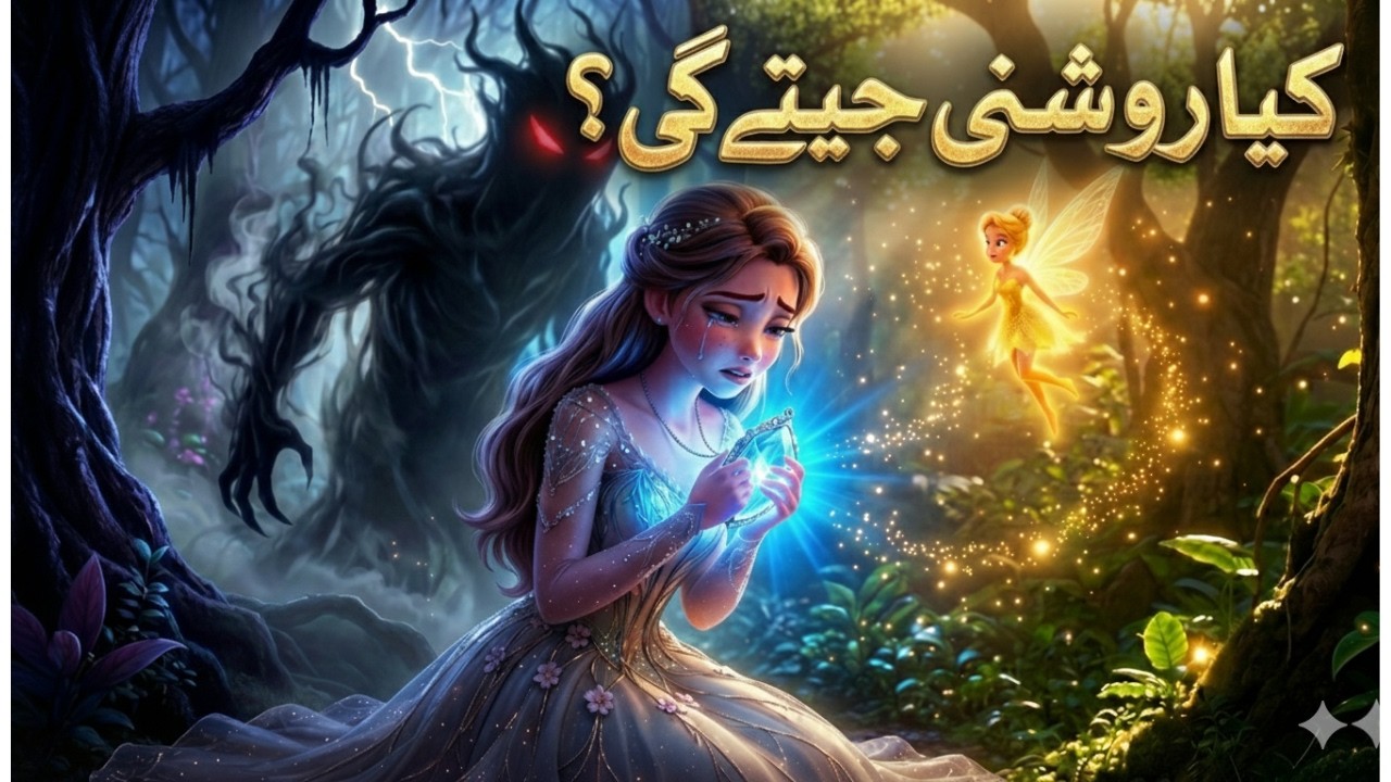 Princess Anaya aur Roshni ka Dil | Emotional Fairy Tale Story in Urdu#UrduStory#fairytales #foryou