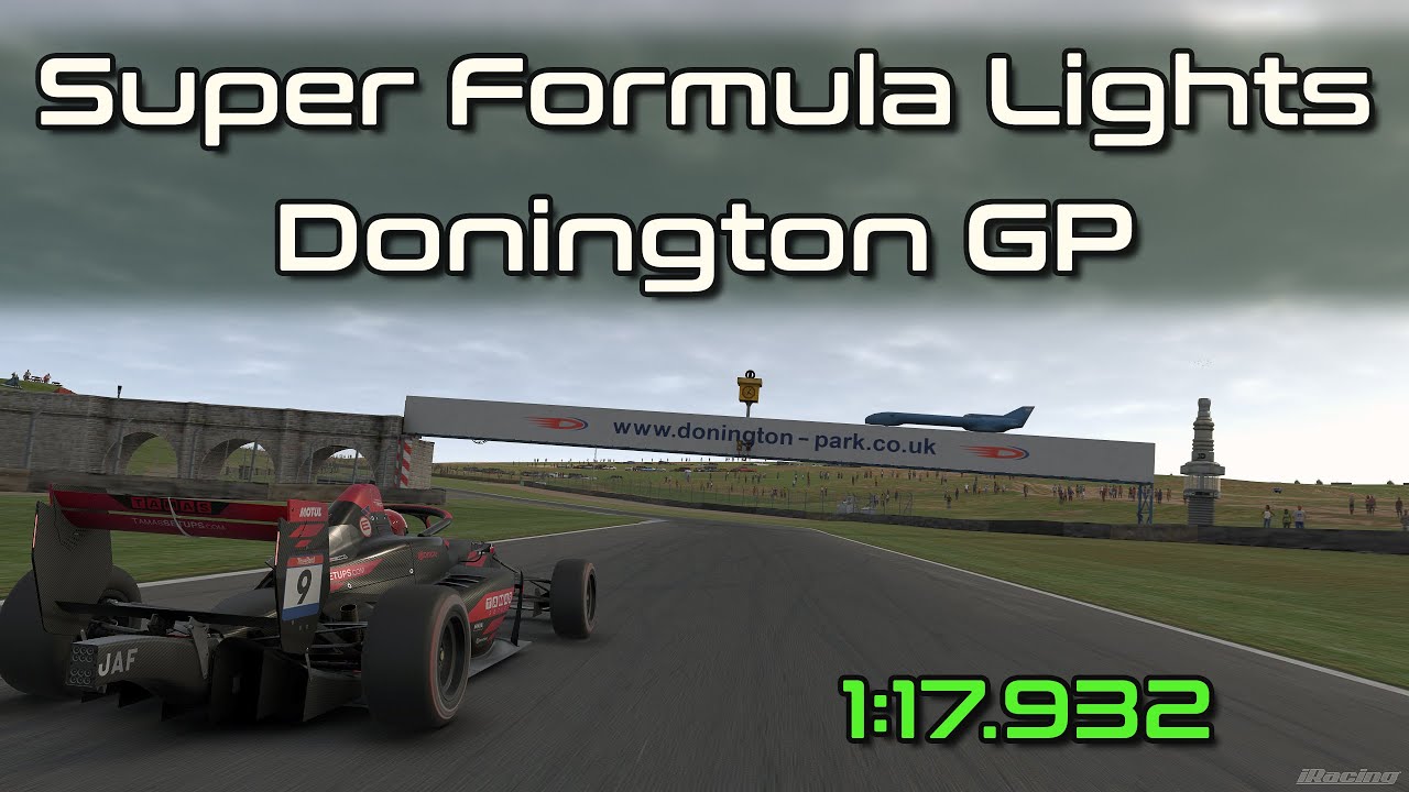 iRacing SFL Super Formula Lights Donington GP Q Hotlap 1:17.932 - 2026 Season 1