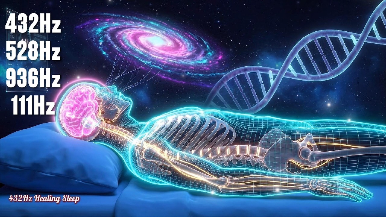 963Hz + 432Hz + 528Hz || THE DEEPEST Healing Sleep: Cellular & Neural Restoration.#68
