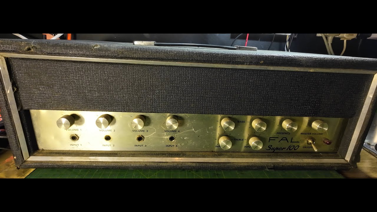 Is This the Worst Solid State Amp Ever? Or Vintage Treasure Let's Find Out FAL Super 100 Amplifier