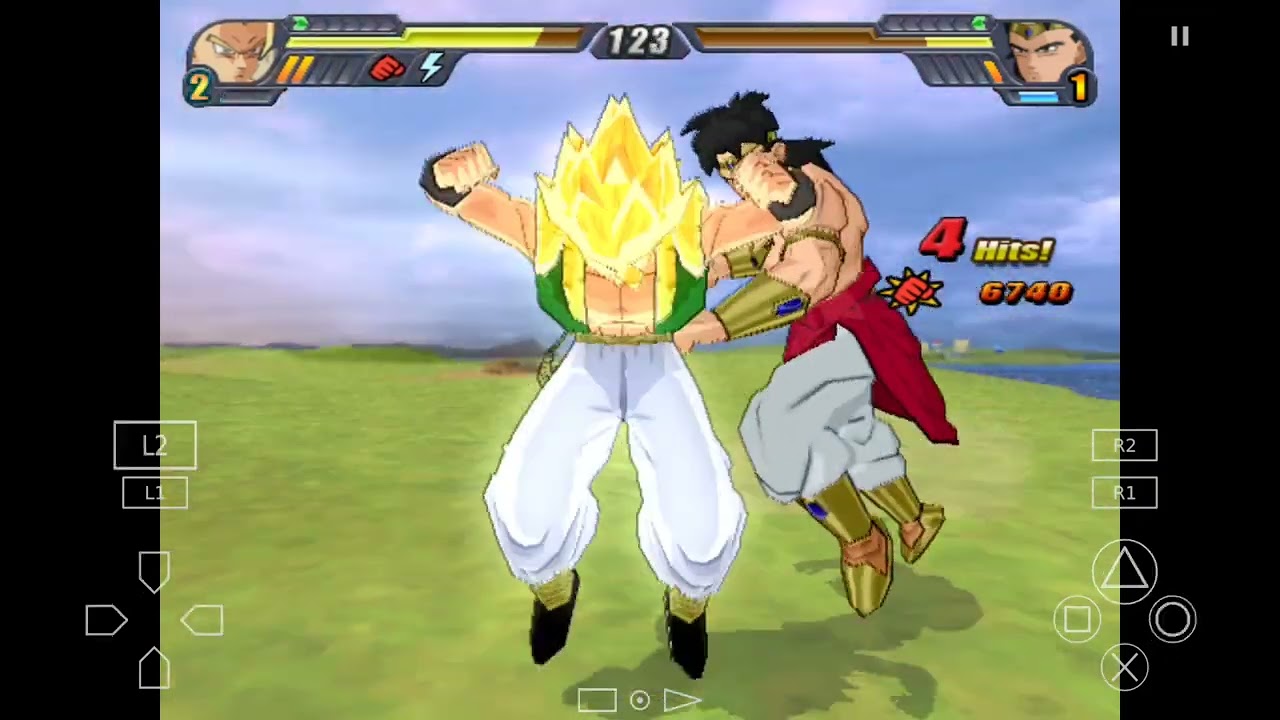 Super Saiyan Gojeta vs Angry Broly Dragon Ball Z