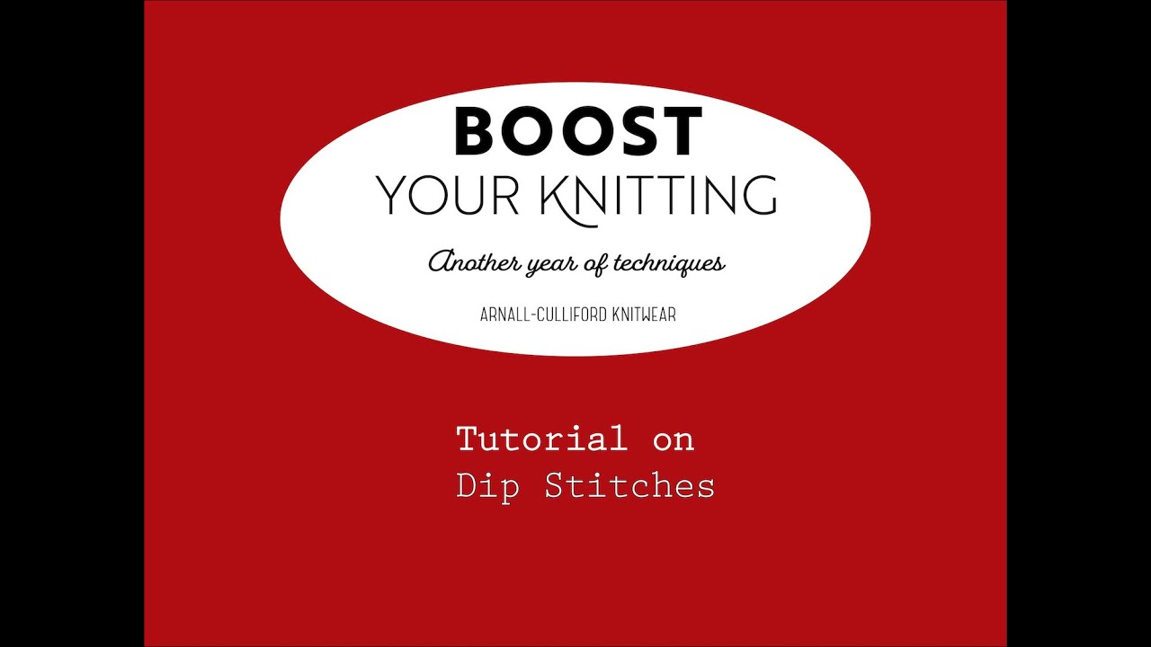 Dip Stitches Tutorial