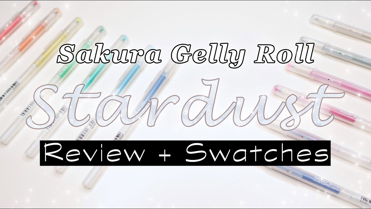 Sakura Gelly Roll Stardust Gel Pens | Review + Swatches