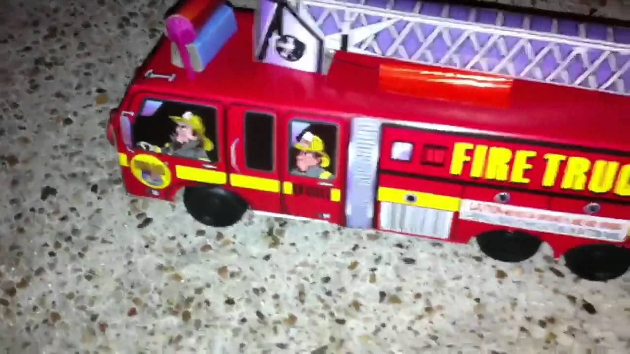 Fire truck Rolling Firework Demonstration