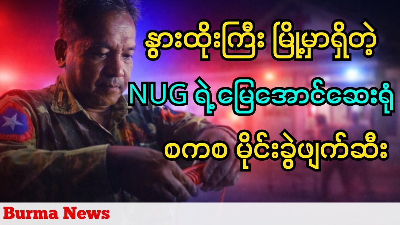 နွားထိုးကြီးမြို့နယ်ထဲမှာ လျှို့ဝှက်ဆောက်လုပ်ထားတဲ့NUG ရဲ့မြေအောက်ဆေးရုံ မိုင်းခွဲဖျက်ဆီးခံရ