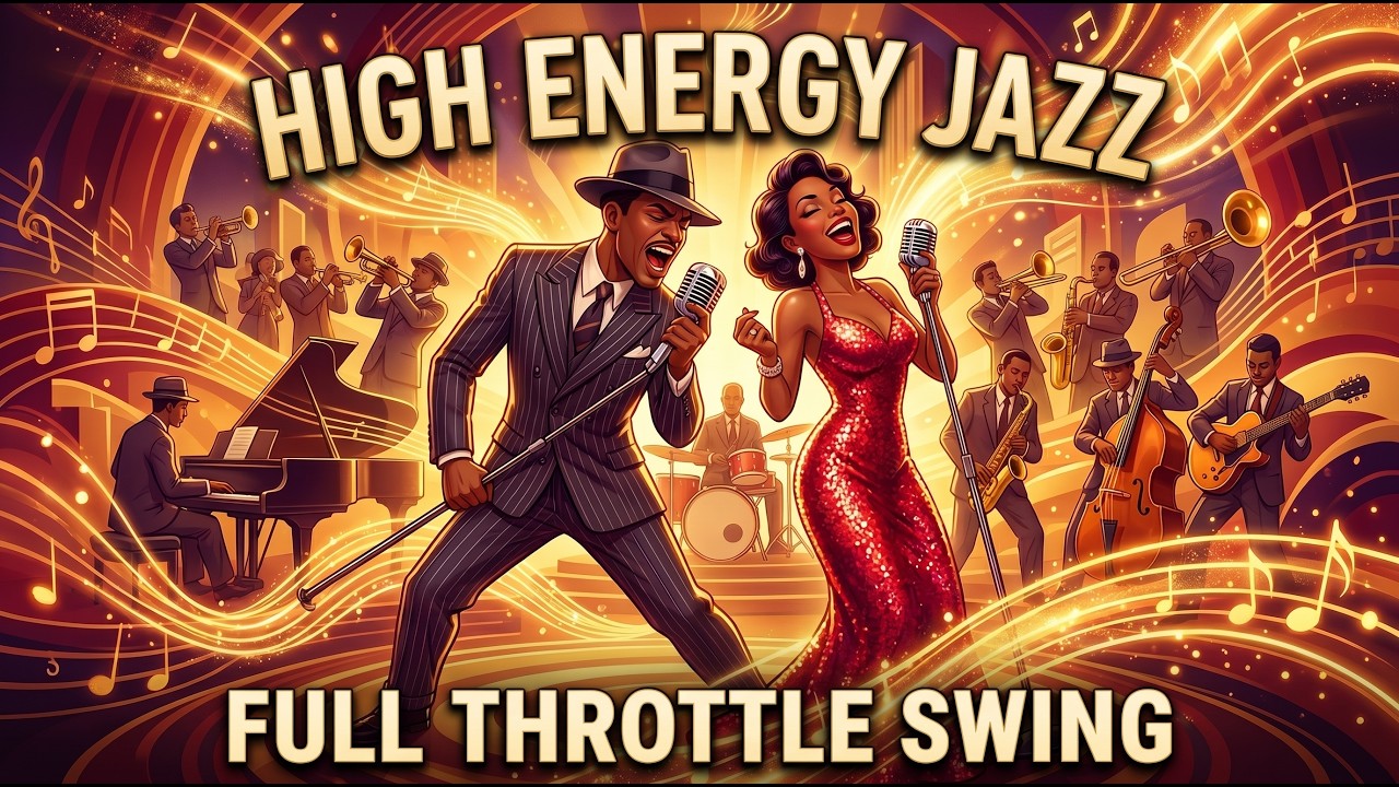 Fast Swing Jazz Big Band &mdash; High Energy Jazz Session