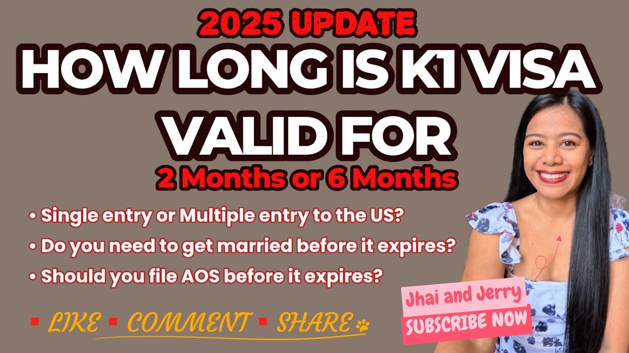 K1 VISA VALIDITY WHAT YOU NEED TO KNOW | IS IT A SINGLE OR MULTIPLE ENTRY TO THE US #k1visa #vlog