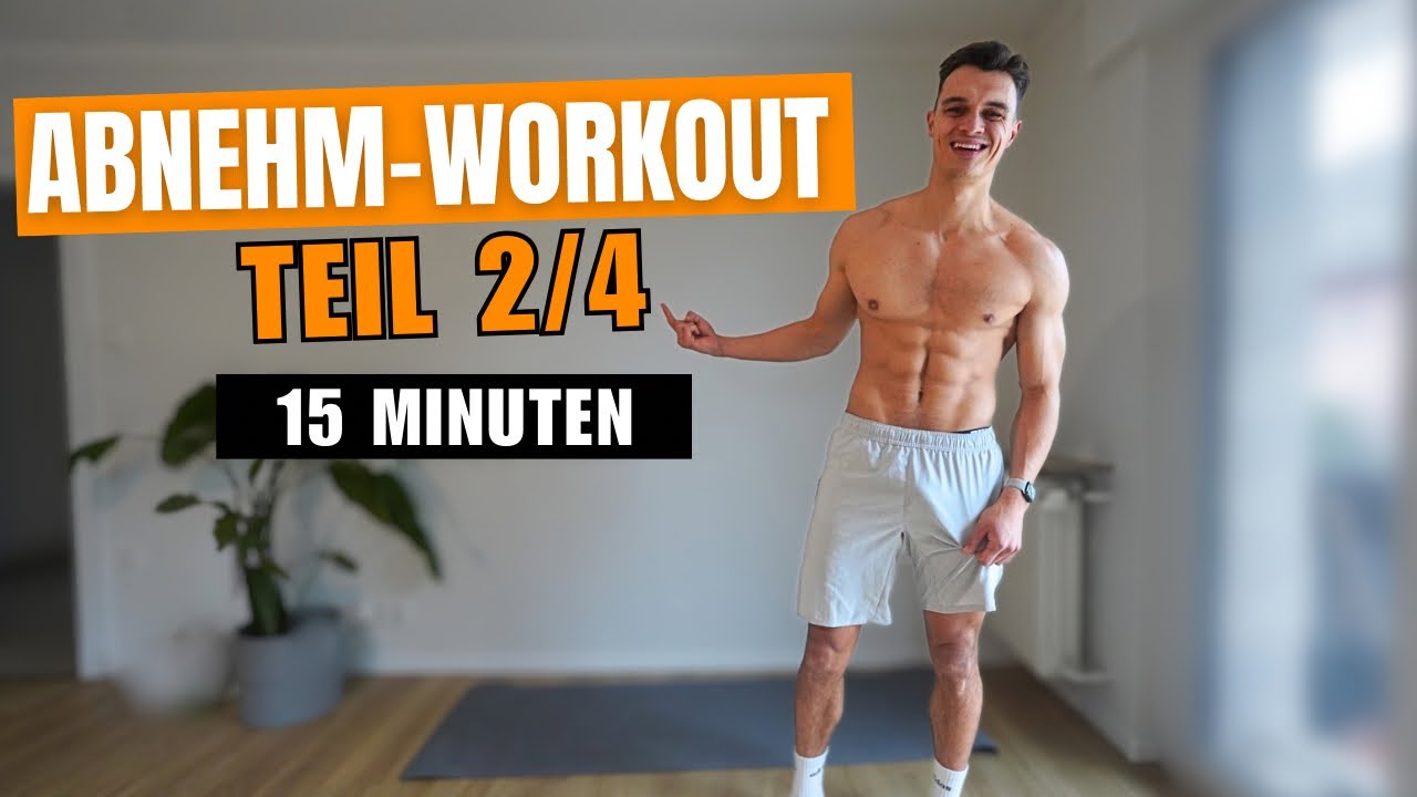 15 Minuten Abnehm- Workout 🔥 | 200 + Kalorien Workout | Teil 2/4