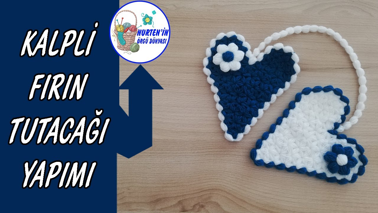 Lif İpinden Çok Kullanışlı Kalpli Fırın Tutacağı Yapımı | DIY Kendin Yap