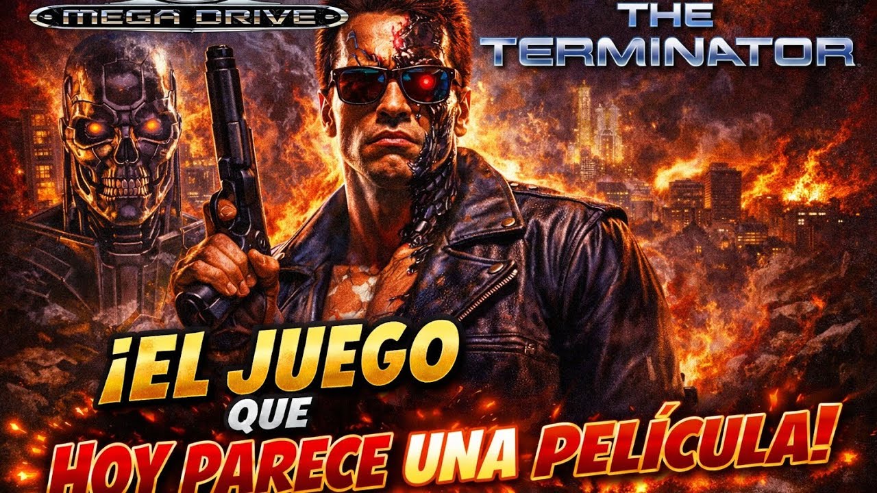 Hoy Jugamos al Terminator de Megadrive. #sega #mastersystem #megadrive