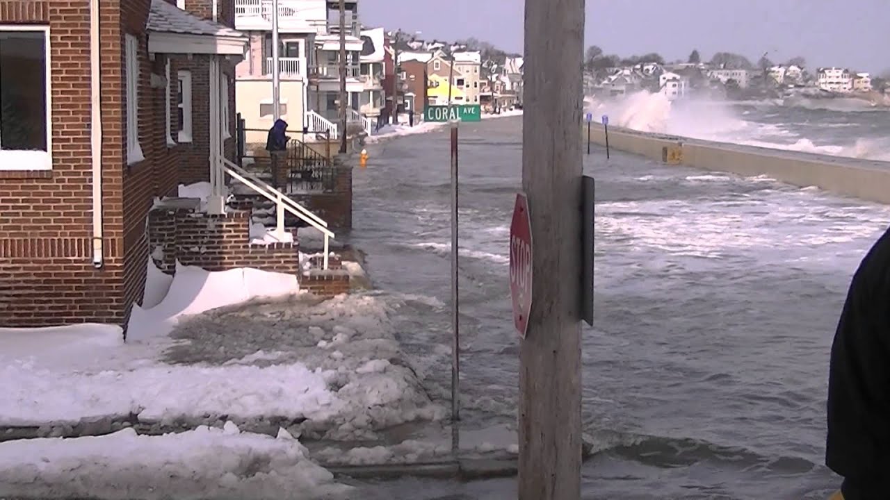 Winthrop January 2014 Storm - High Tide