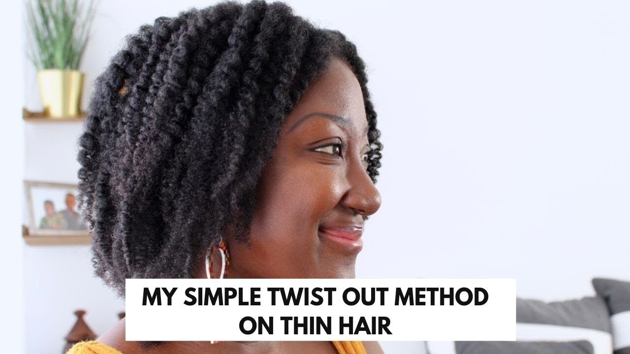 TWIST OUT ON DRY HAIR FOR THIN FINE NATURAL HAIR || ADEDE