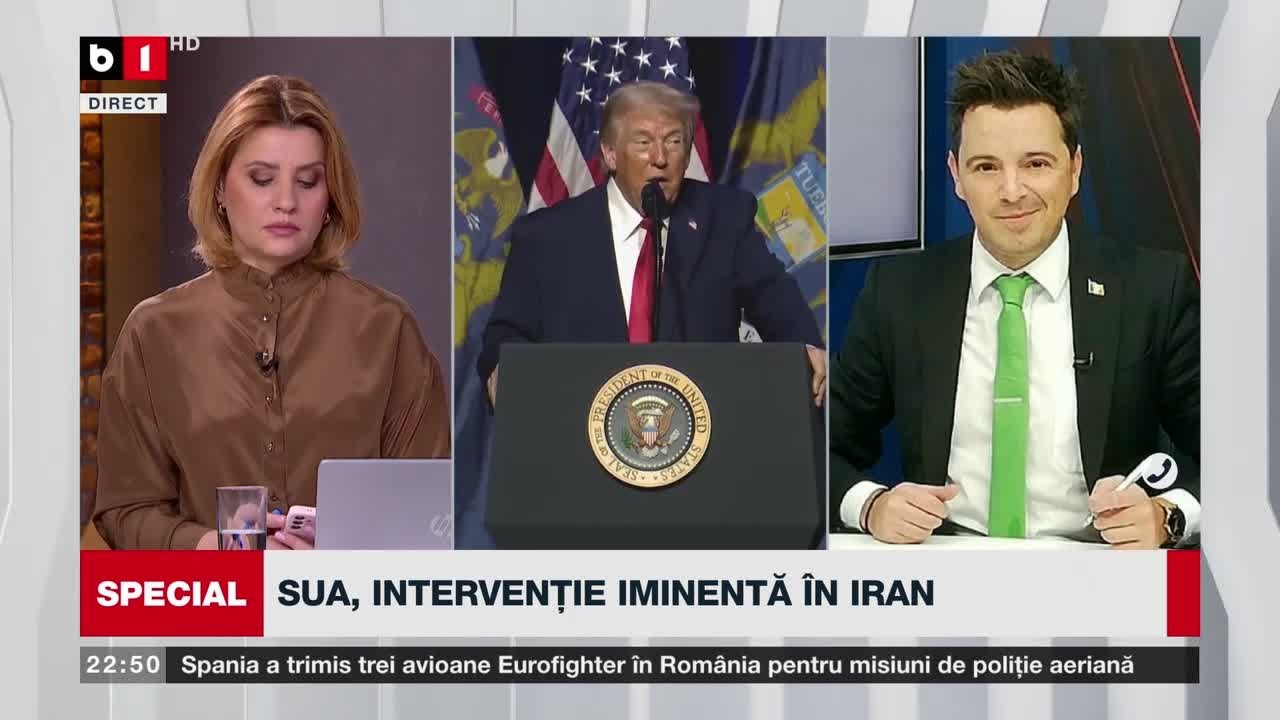VA DA TRUMP ORDINUL DE ATAC ÎN IRAN? T.CURTIFAN, DEFENSE, CU DETALII. Știri B1TV_20 feb. 2026