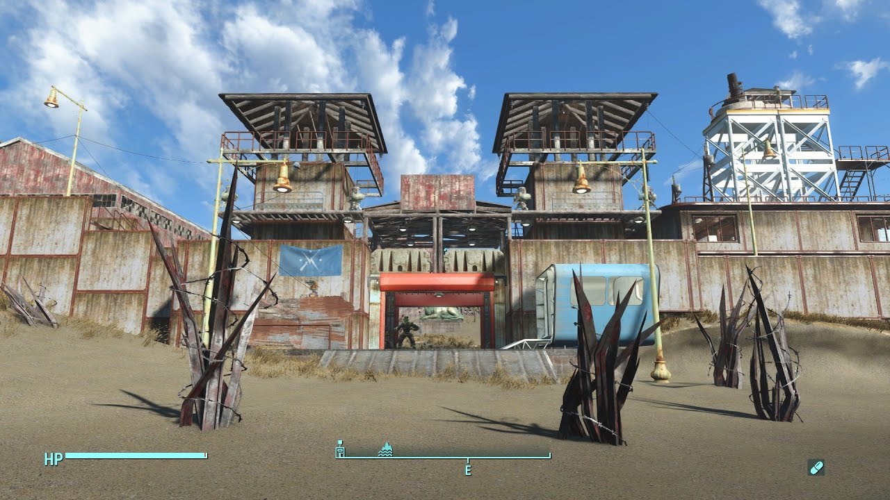 Fallout 4: Huge Spectacle Island Settlement (no mods)