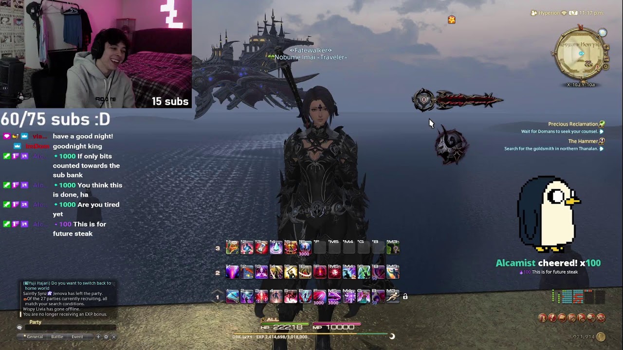 FINAL FANTASY 14 NEW JOURNEY | STORMBLOOD MSQ | 58/365 | LIVE ON TWITCH RIGHT NOW!